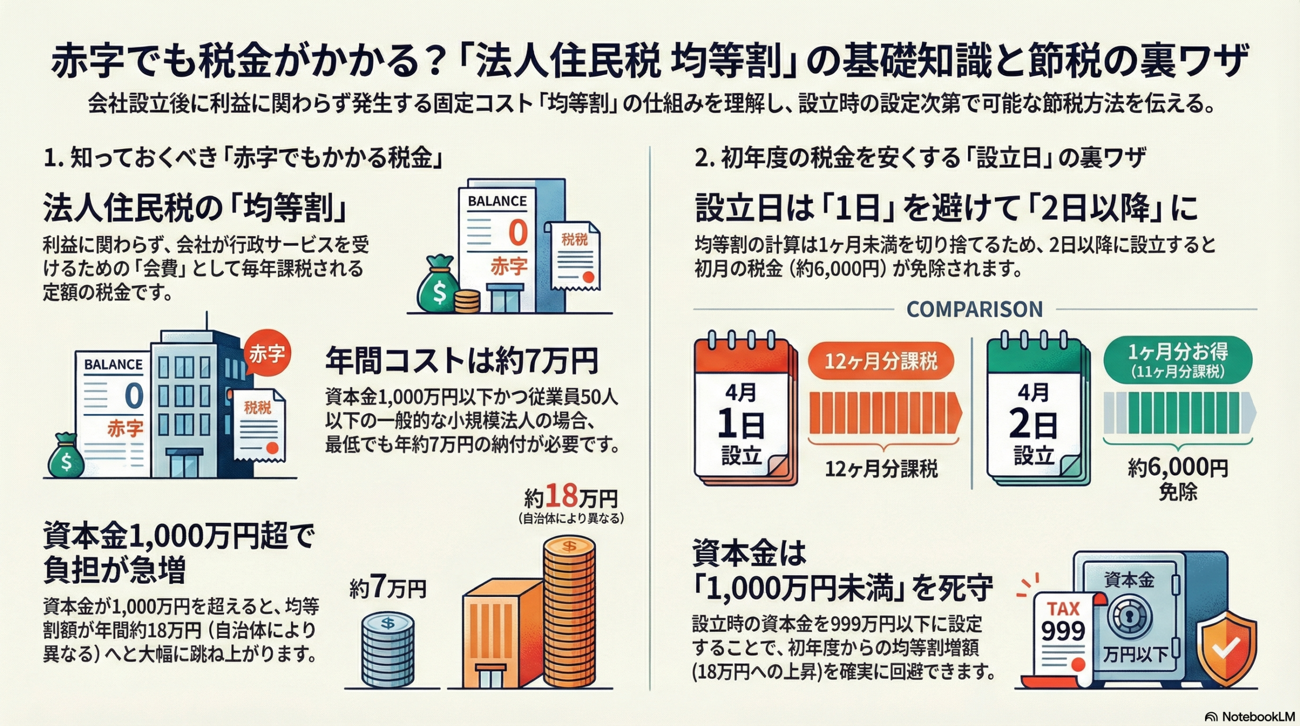 赤字でも税金がかかる？「法人住民税均等割」の基礎知識 | 高知市の