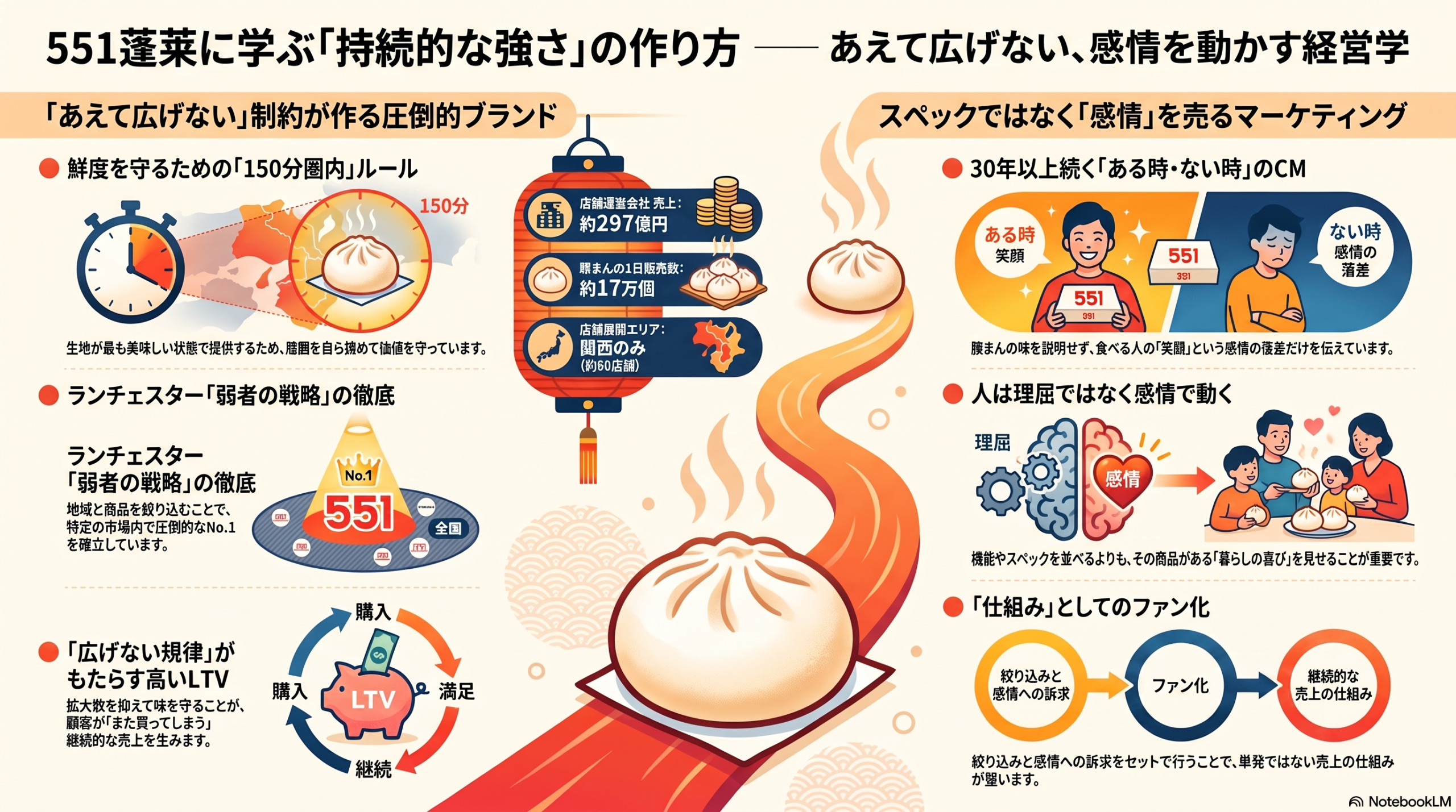 なぜ551蓬莱は、全国に出ないのに勝ち続けるのか | 高知市のサン 